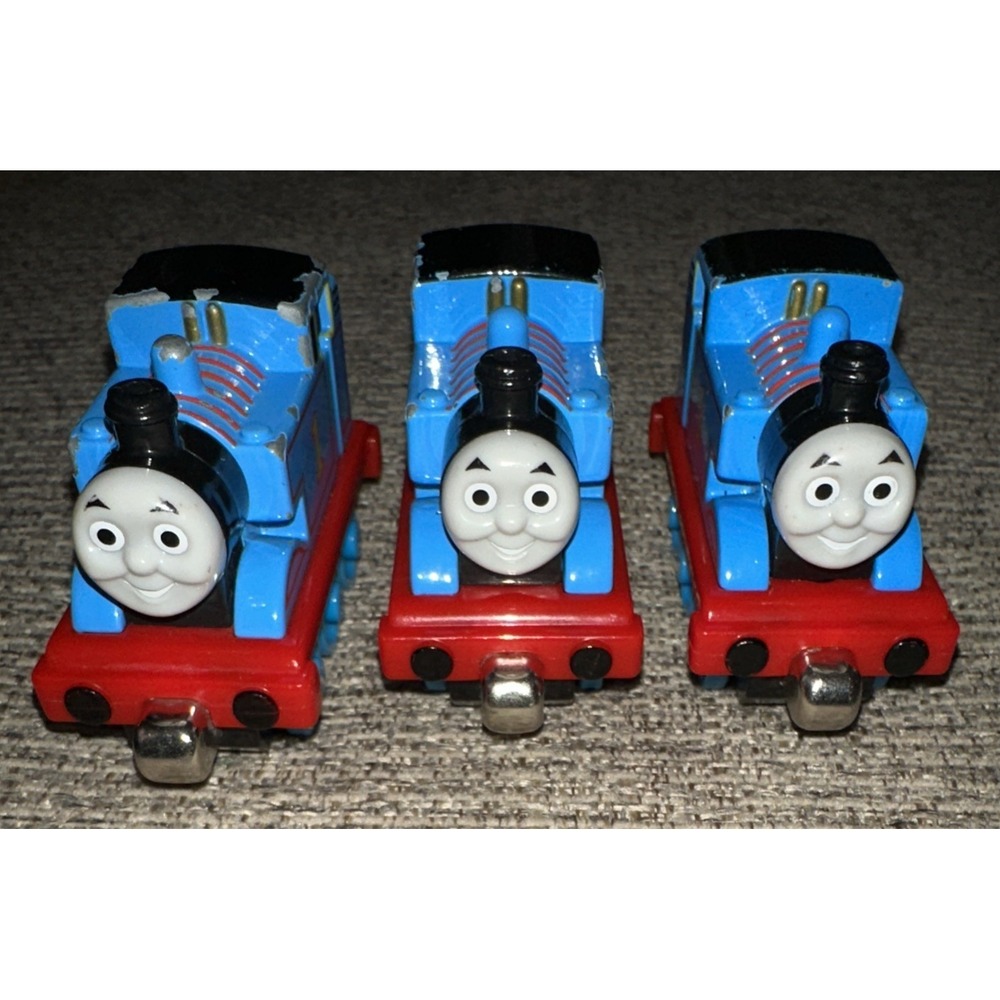 2009 Thomas & Friends Take N Play Along #1 Thomas Train Diecast R8847 Lot Of 3